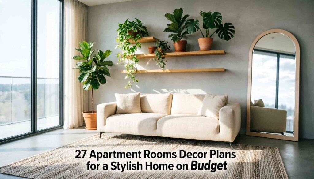 27 Apartment Rooms Decor Plans for a Stylish Home