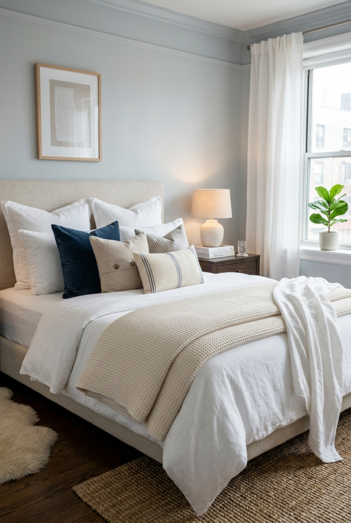 Coordinated Bedding Layers for Apt Bedroom Comfort