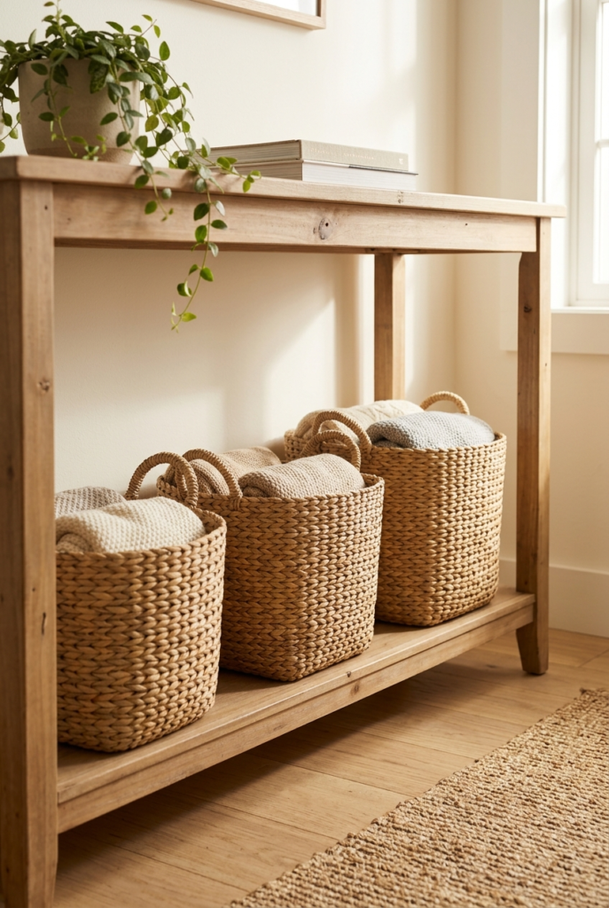 Woven Basket Storage Solutions for Clutter Control